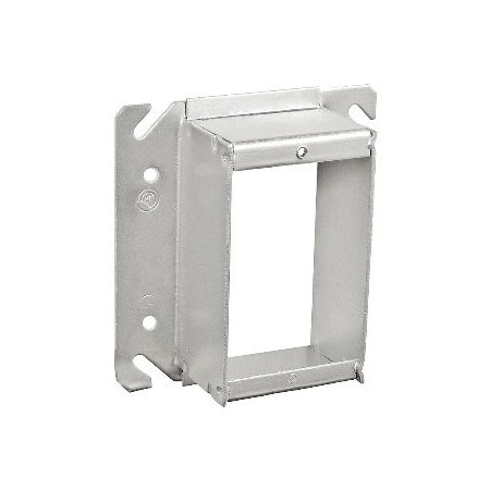 Southwire Device Ring, 1 Gang, Galvanized Steel, Square Box Type 52C22SQ